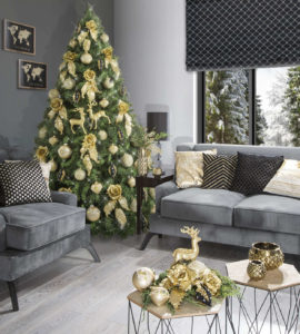 Wnętrze przepełnione magią Świąt – 4 sposoby na wyczarowanie modnej aranżacji fot. Eurofirany (4) Świąteczna aranżacja: 4 sposoby na wyczarowanie modnej aranżacji na Święta